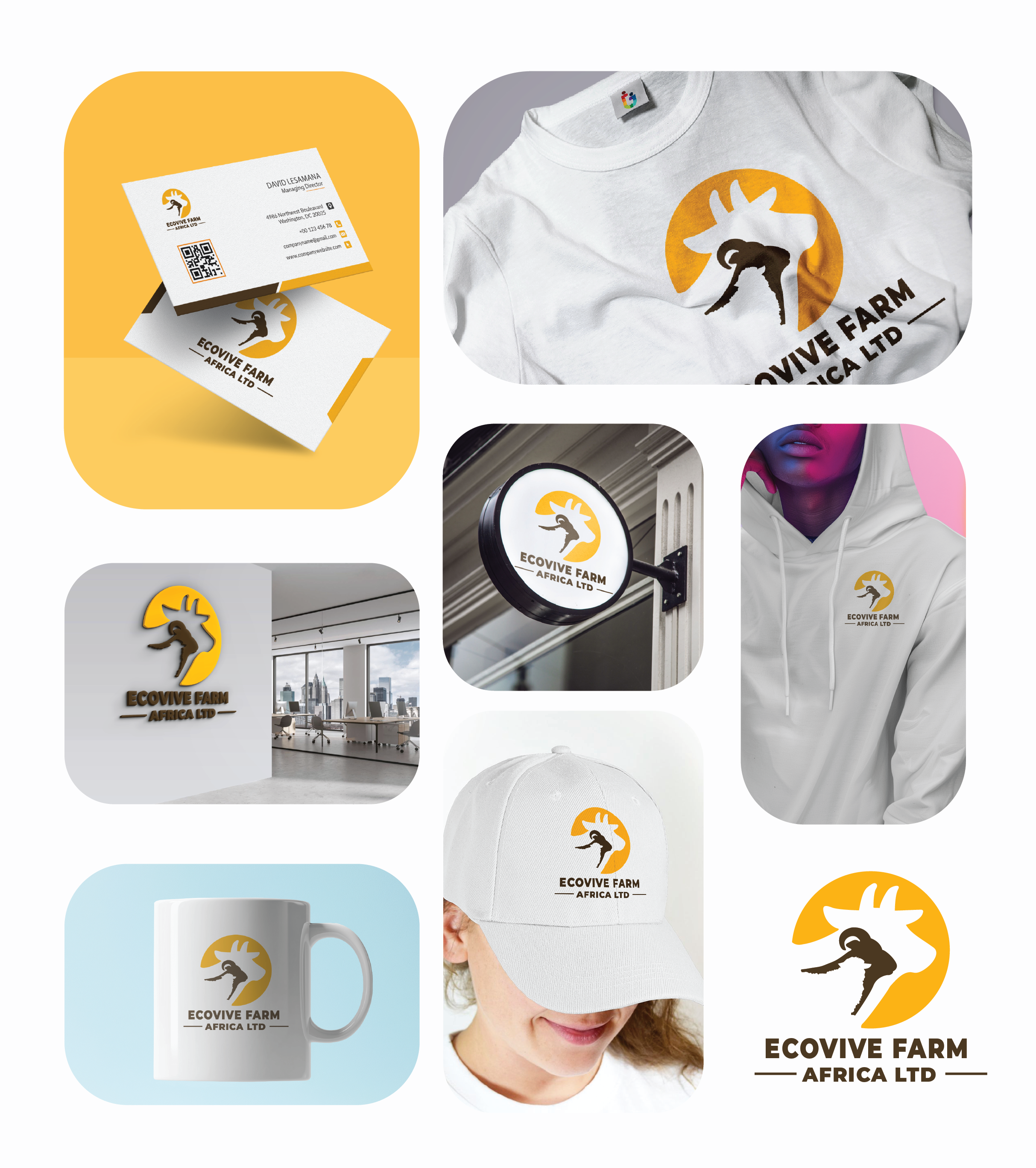 Ecovive Farm Africa – Logo Design agrilogo farmdesign logodesign sustainablebranding