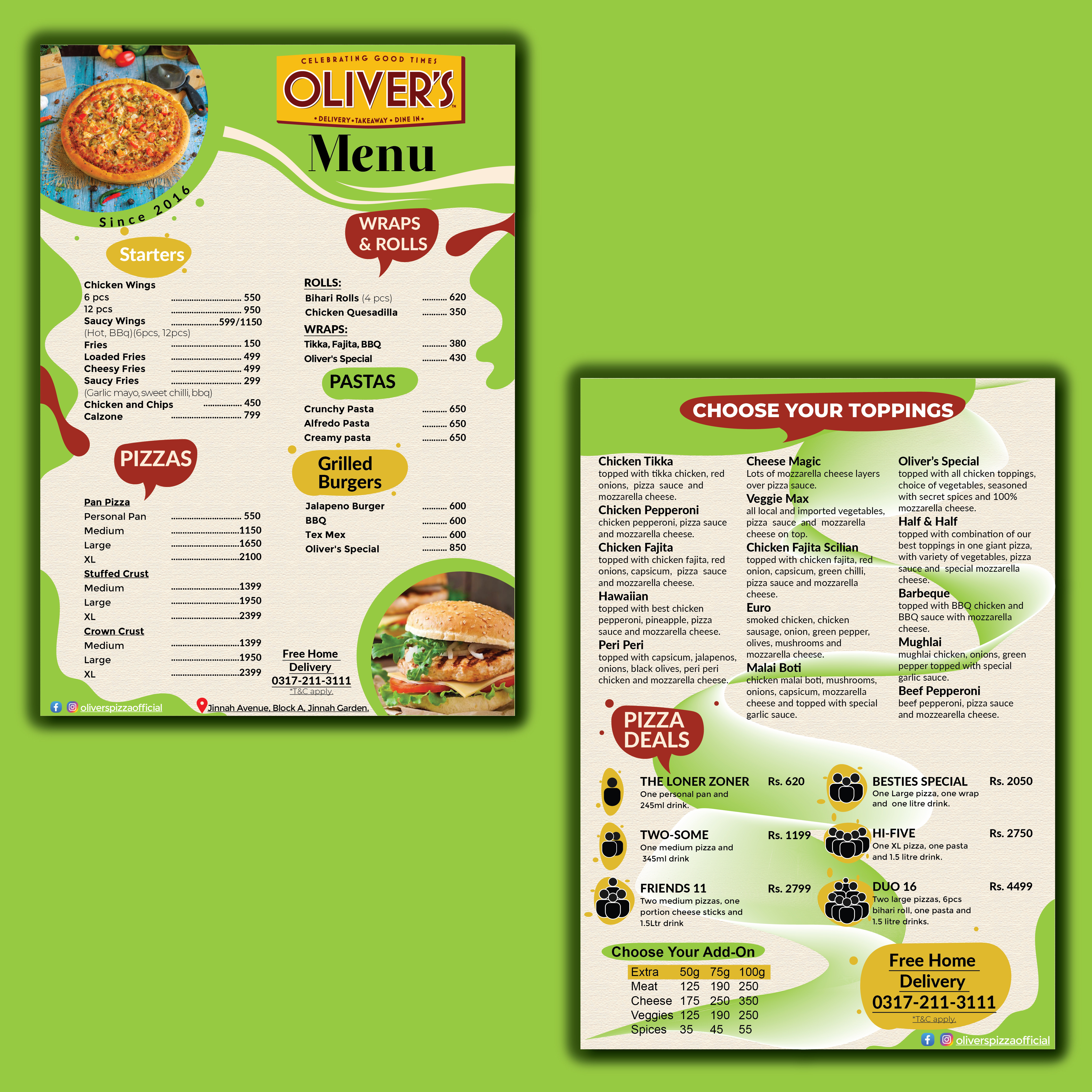 Menu Design for Restaurant adobeillustrator branding fast food menu graphic design menu menu brochure menu design menu flyer restaurant menu restaurantmenu