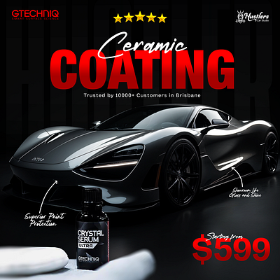 Car Care Social Media Post Design | Clean & Bold Visual car care marketing graphic design