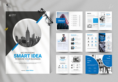 Corporate Business Brochure Layout business lookbook