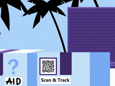 Scan & Track Aid animation animation 2d character character animation character design design explainer hands hands animation hospital illustration logistics motion graphics nurse phone saas scanning software ui