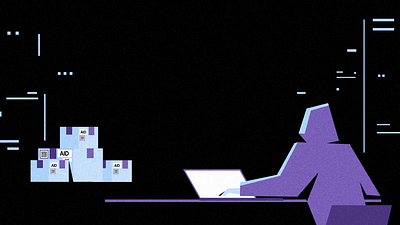 GTD Safety from Cyberattacks 3d animation animation 2d character character animation character design cryprography cryptographic data design explainer gdt hacker illustration keyboard motion graphics privacy saas software ui