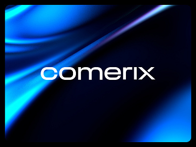 Comerix Brand (Unchosen) agency brand brand design branding comerix design gradient logo logo design madebyswish modern modern logo modified type nice logo tech brand technology text logo type type logo