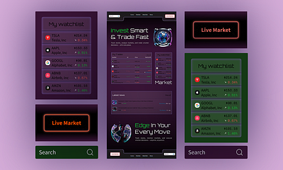 Hybrid Forex Trading Landing Page componentdesign cryptoui darkui dashboarddesign dribbbleshots figmadesign financeapp fintechdesign forexui futuristicui glassmorphism landingpagedesign minimalui modernui neonui tradingplatform uiconcept uidesign uxdesign webdesign