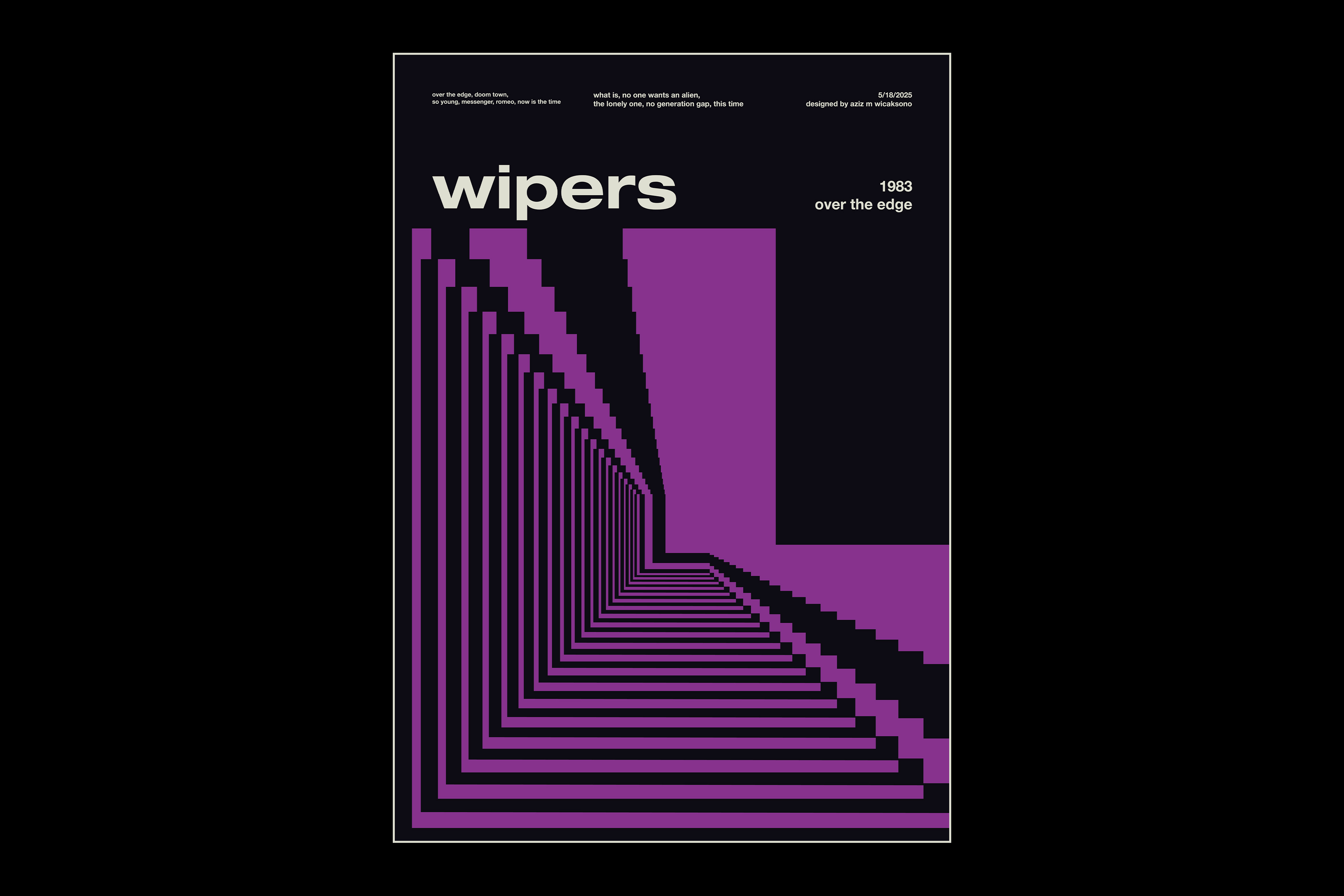 Example of Excellent Typographic Poster