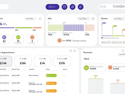 Management App app branding design graphic design illustration logo typography ui vector