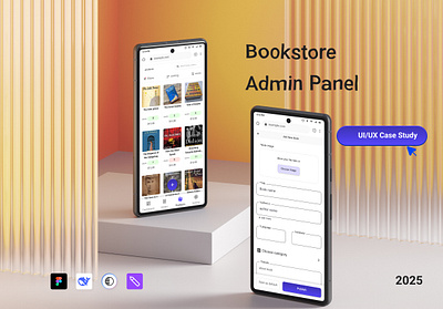Bookstore Admin panel- UI/UX casestudy add new product admin admin dashboard admin panel app design book store bookstore case study dashboard design card figma mobile first product card prototyping seller ui ui design ui kits ux web design