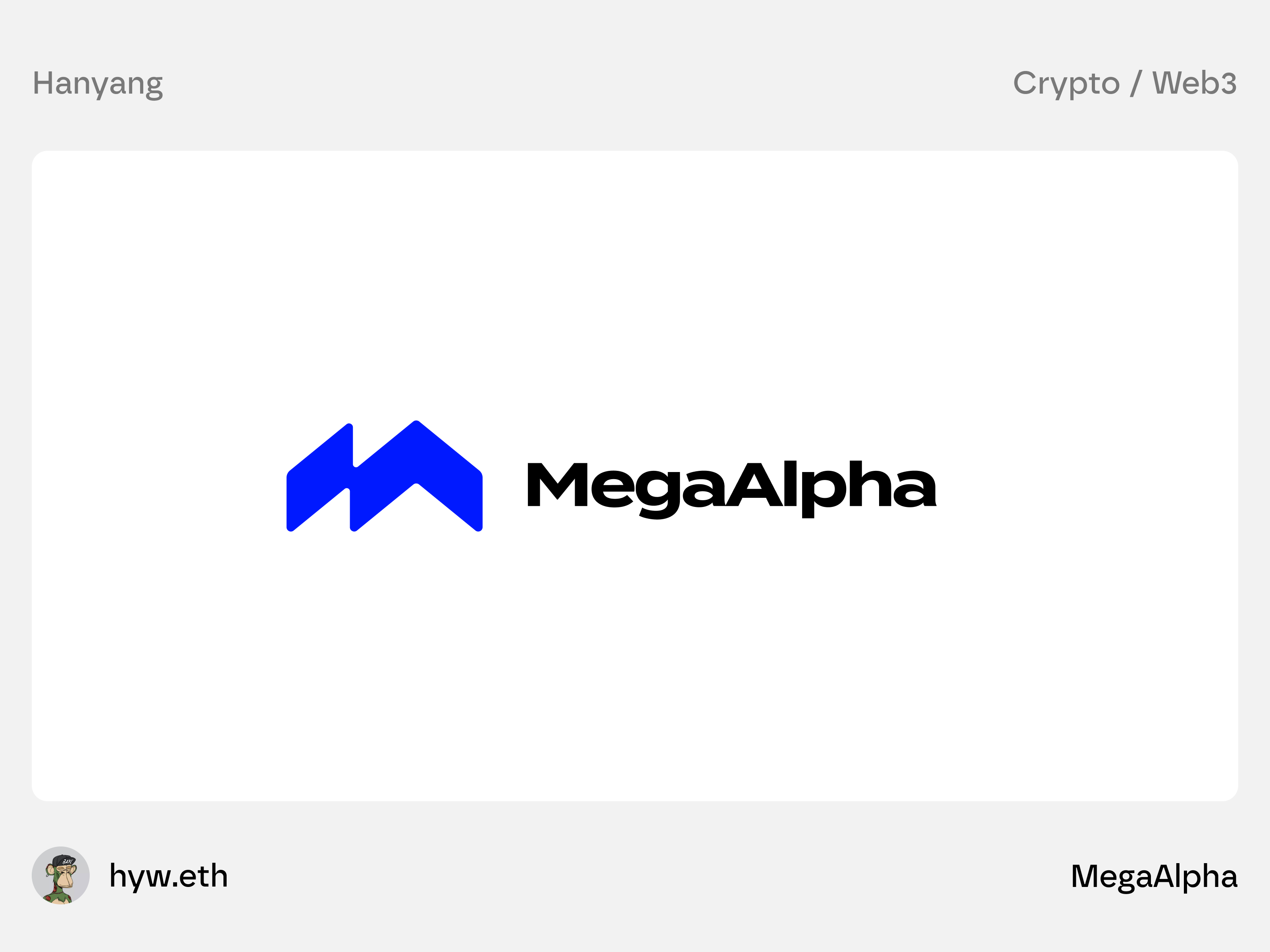 MegaAlpha - AI-powered Digital Asset Investment System - Logo ai bitcoin blockchain brand branding btc crypto design finance gpt graphic design illustration logo minimal minimalist motion graphics platform ui web3