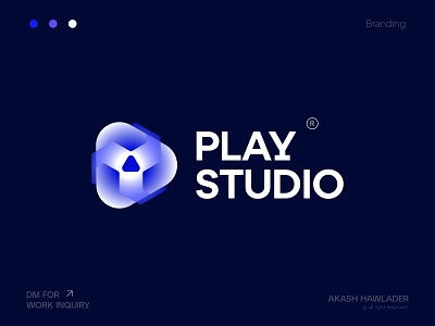 Media logo branding design graphic design logo logodesigner media logo modern logo play icon play logo play mark protect logo studio logo