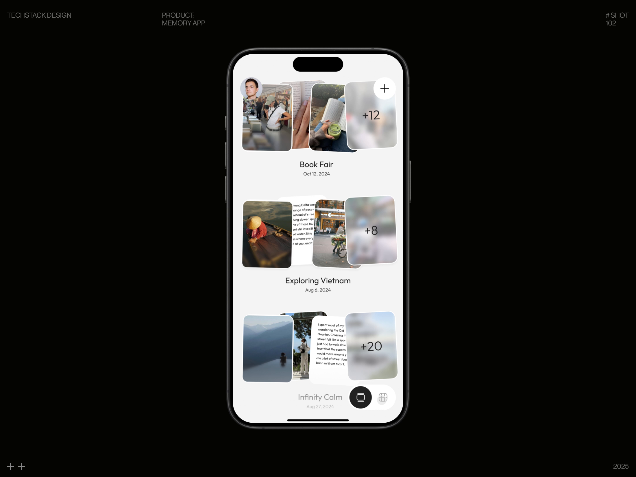 Example of Memory App Layout Switch