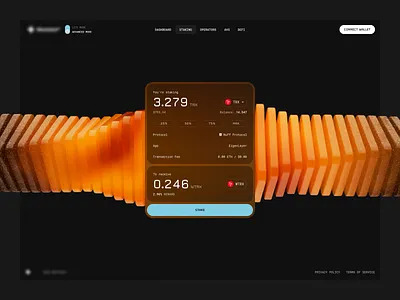Swap Modal UI blur clean design glass modal swap ui ui design web web design web3