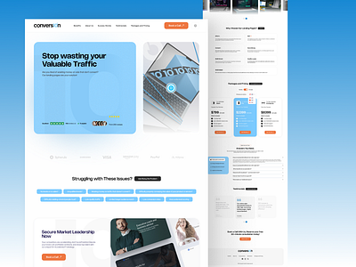 Agency Landing Page agency agency website design digital agemcy figma landing page startup ui uiesign uiuxdesign ux webdesign website