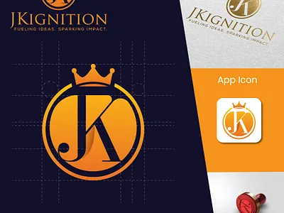 JK Letter Logo brand design brand identity branding branding design design graphic design illustration logo ui vector