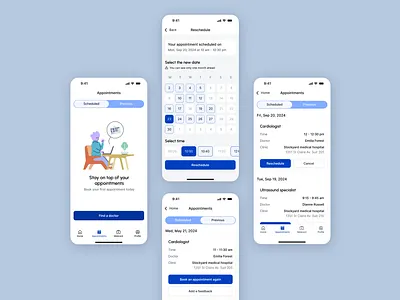 Medoc - Healthcare Mobile Design App app design book online doctors figma healthcare mobile app ui ui design uiux design user interface ux ux design