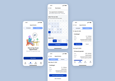 Medoc - Healthcare Mobile Design App app design book online doctors figma healthcare mobile app ui ui design uiux design user interface ux ux design