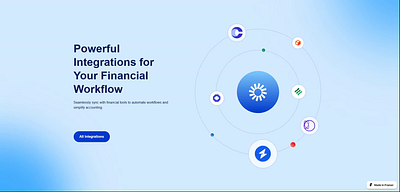 Financial Integration Component – Built in Framer api integration finance app design fintech design integration ui modern ui saas ui kit