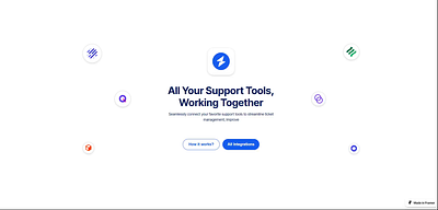 Free Framer Integration Module for Financial Tools clean web design finance software ui framer template integration module responsive layout saas dashboard user interface design