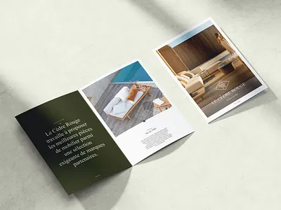 LE CÈDRE ROUGE branding illustration interface ui ux webdesign