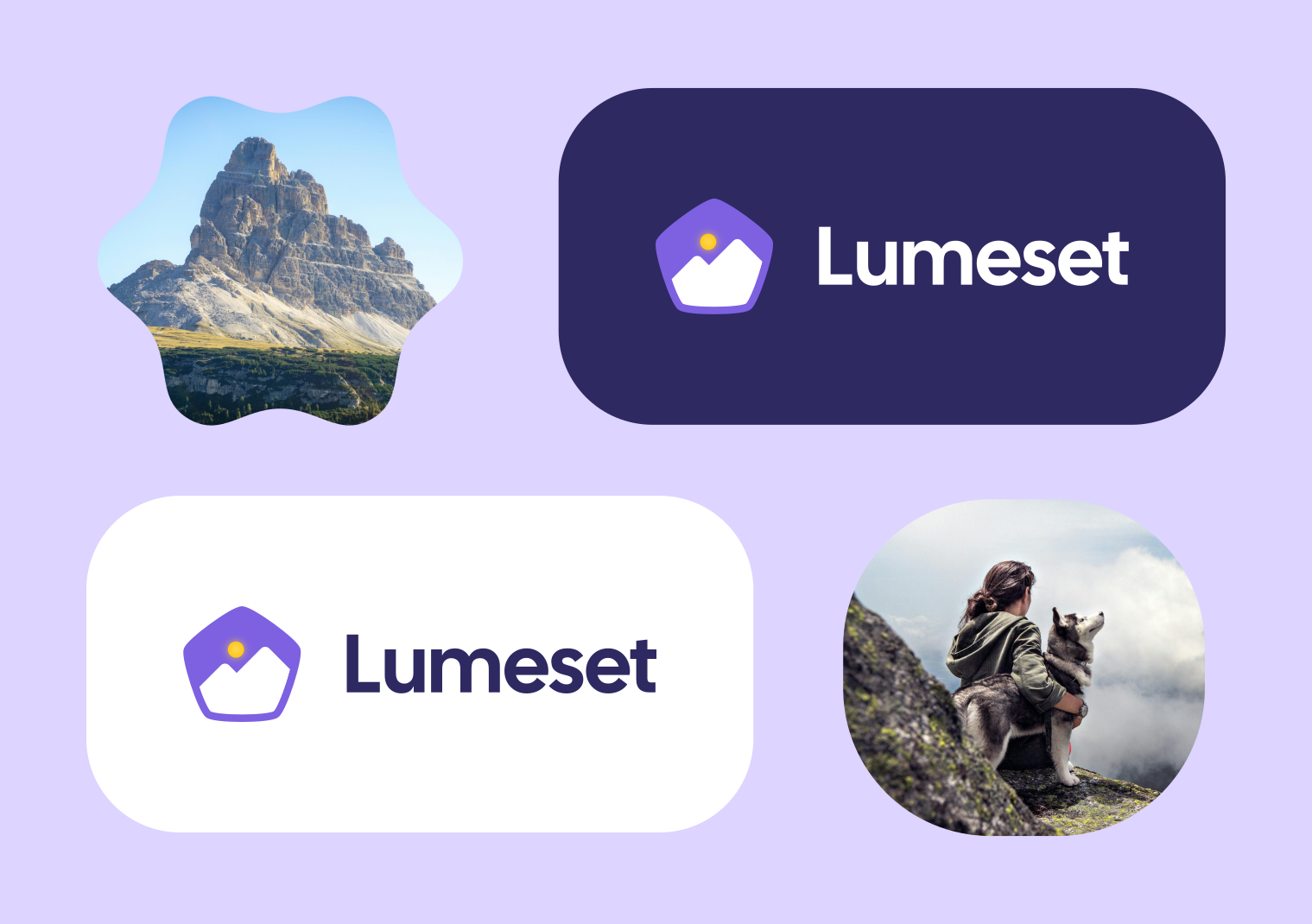 Lumeset – Logo Variant + Brand Preview branding brandpreview dribbble identitydesign logo logovariation lumeset minimalbranding sunsetlogo