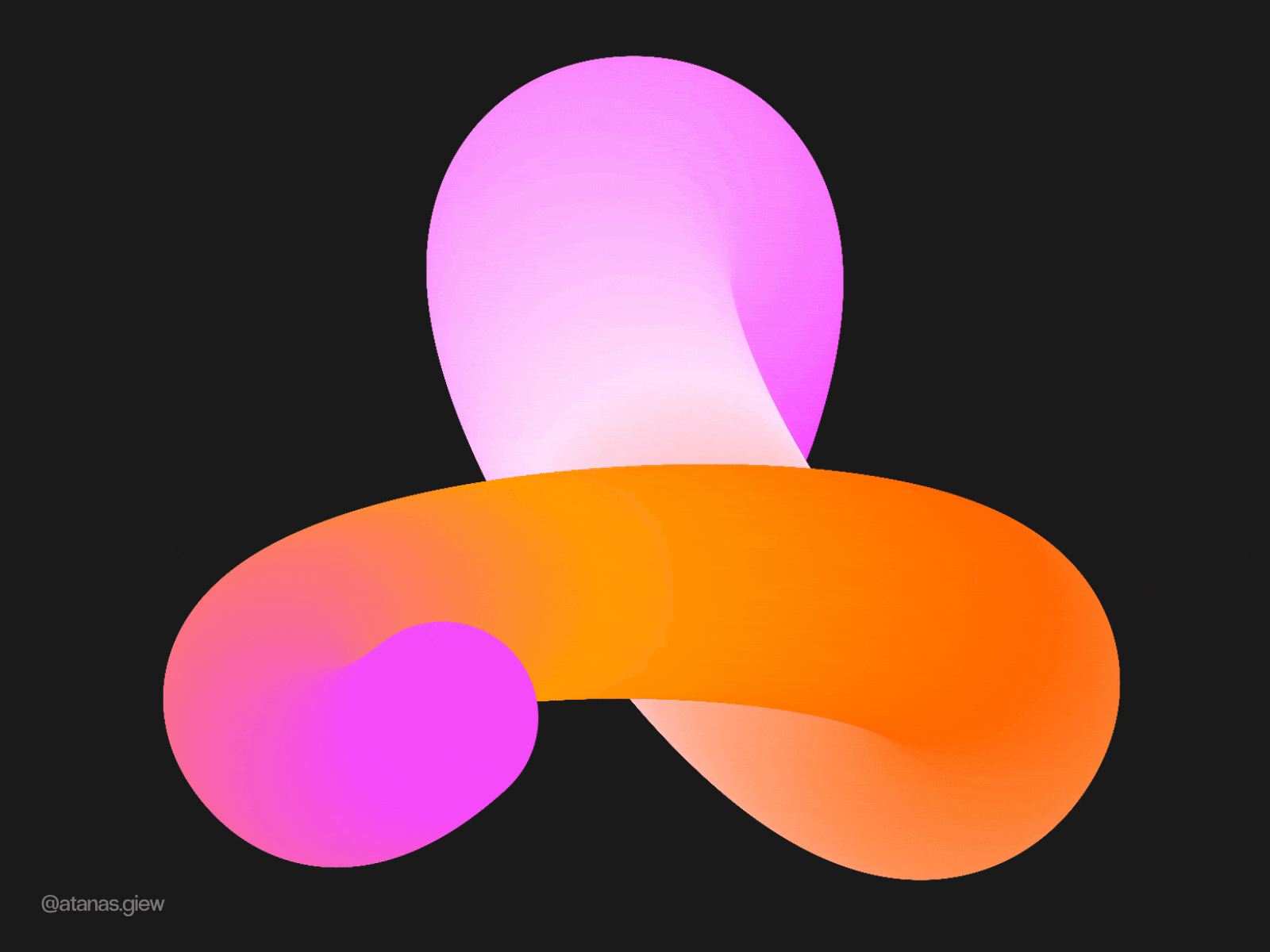 WIP Stroke animation animation atanas giew background bulgaria eastern europe gradient illustration logo animation loop monoline motion orange pink stroke stroke animation trim paths
