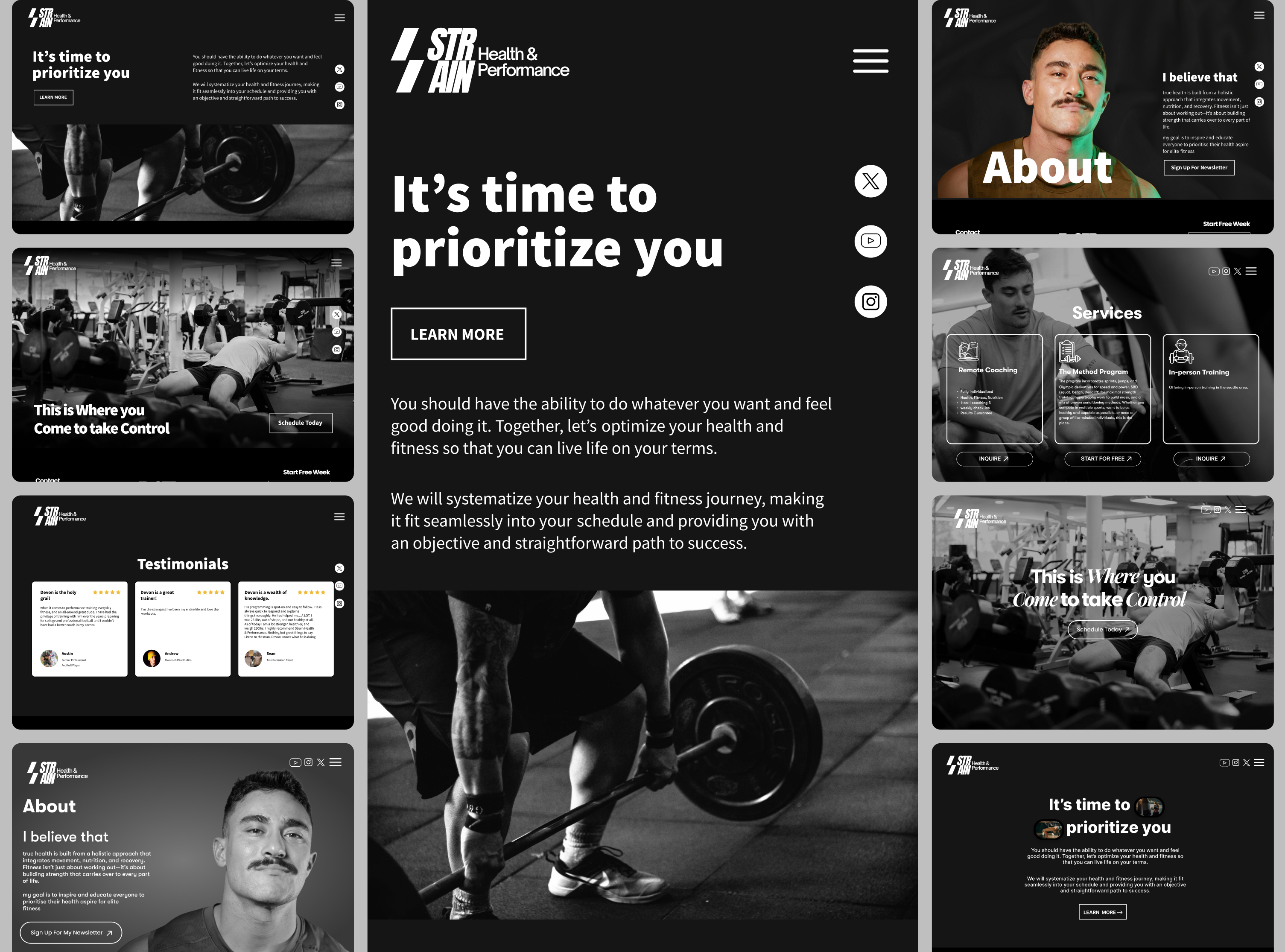 Gym Trainer Website UI/UX Design & CMS Development cms development figma ui fitness fitness wellness ui gym trainer gym website ui trainer website design trainer website ui uiux ux design web design web development website website design website ui design wordpress development التصميم الجرافيكي تصميم الموقع تصميم الويب تطوير الموقع