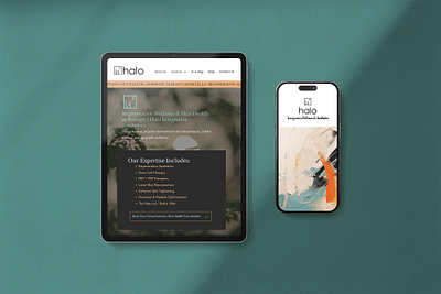 Health and Wellness Website Design in Raleigh, NC aesthetics branding services health branding health website regenerativemedicine ui ux website design website development