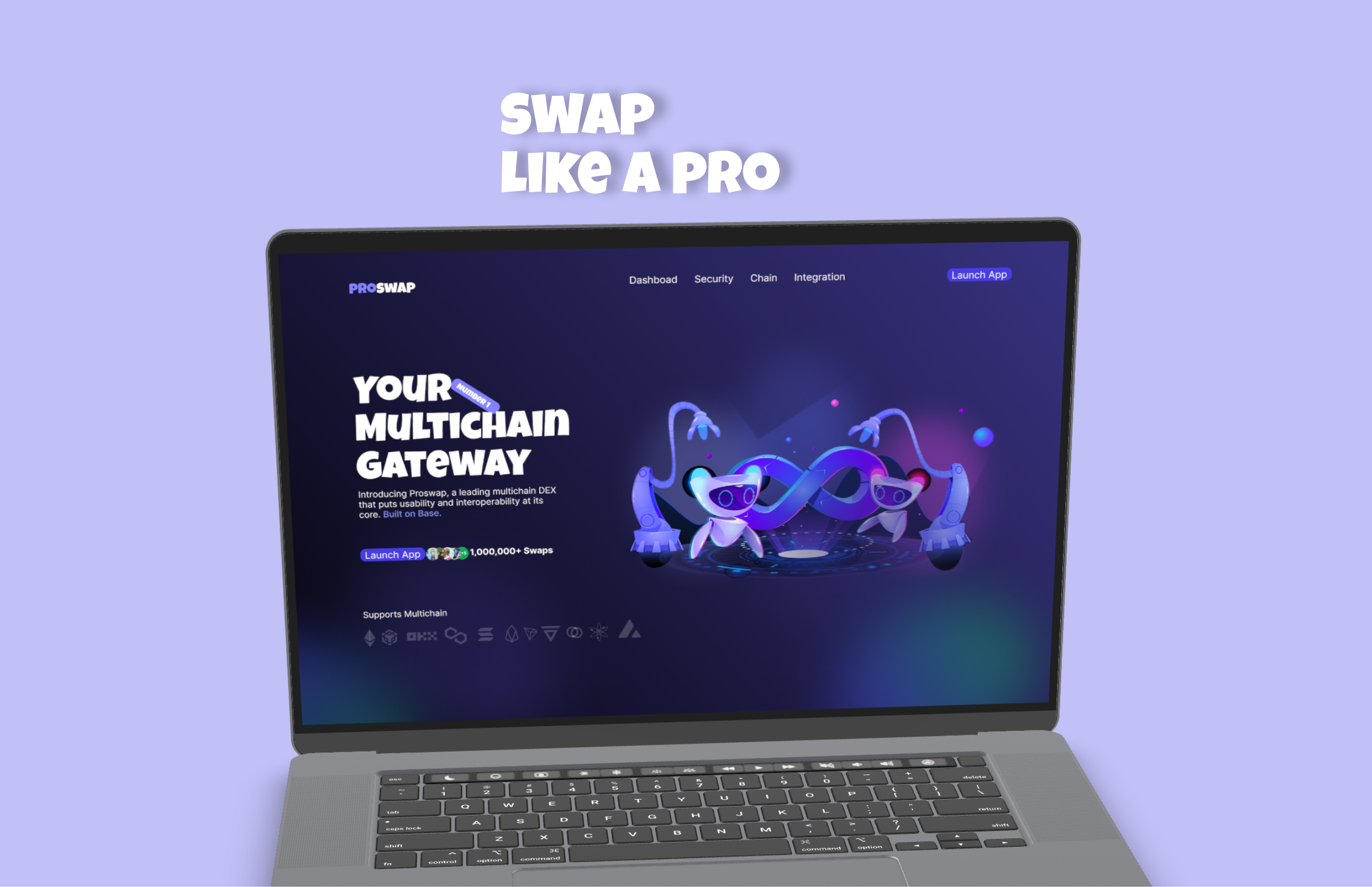 MULTICHAIN DEX LANDING PAGE (Base Blockchain) app base crypto design dex graphic design ui ux web3