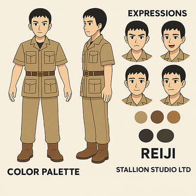 🧍 Character Name: Reiji 3d animaze anime blender branding cartoon design illustration reiji rig stallion studio limited twitch vrchat vtuber yotube