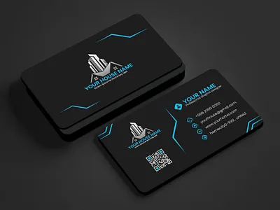 Modern Business card design brand identity branding business card business card design card custom business card name card graphic design logo minimalist modern modern business card stationery unique business card v card visiting card