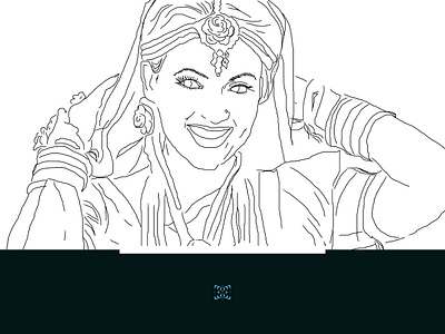 Portrait Practice_ Afsana Ara Bindu_In Lines_13 illustration