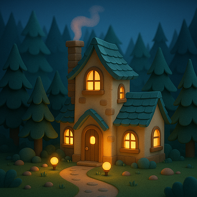 Cozy Forest Cottage