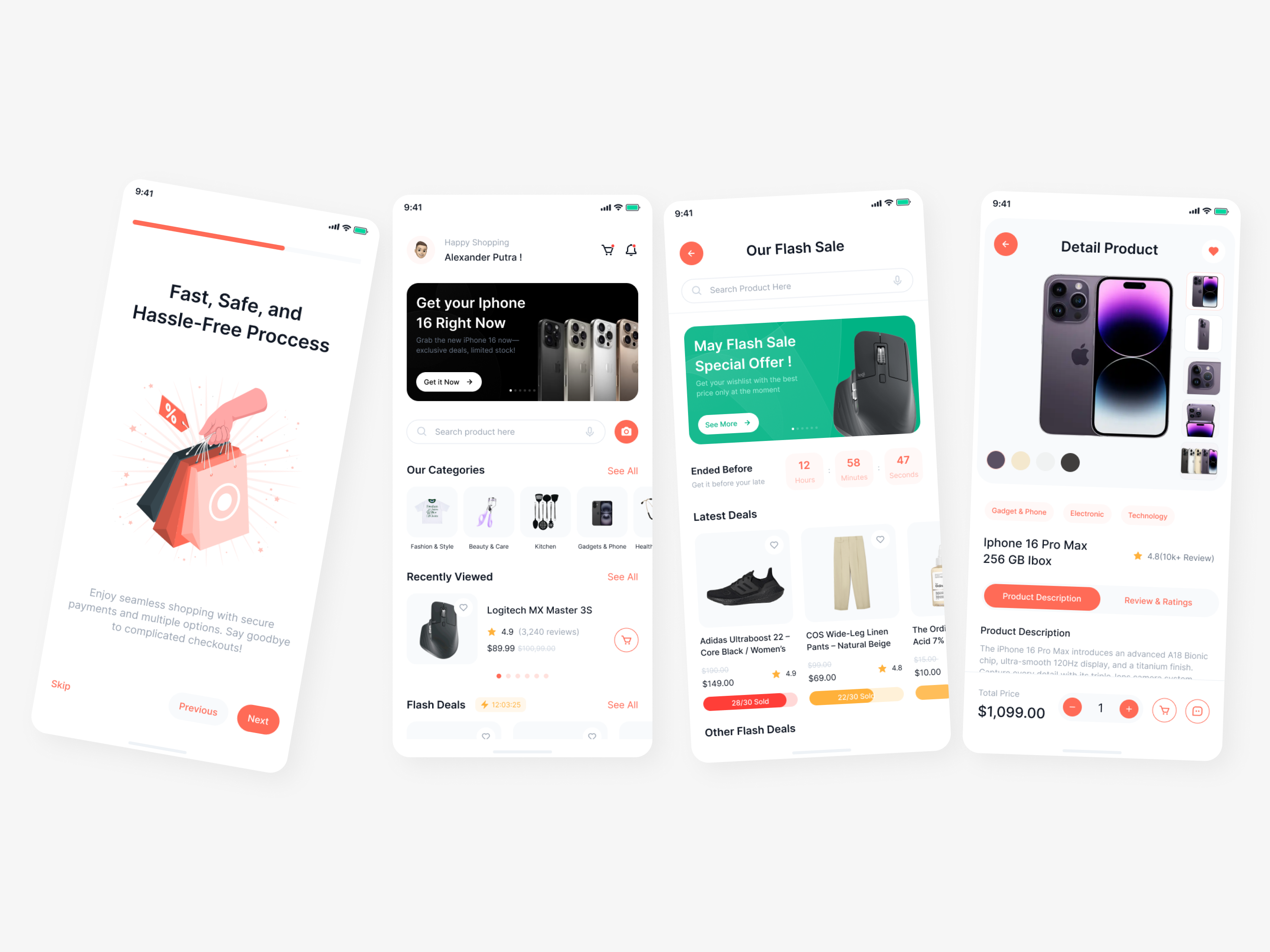Example of Mobile App UI/UX Design