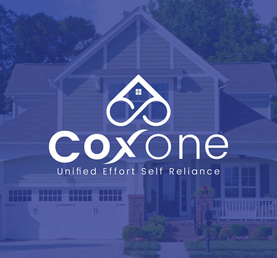C & O letter Real Estate Logo Design for CoxOne branding business consulting combination mark graphic design home logo letter mark logo logo branding logo design logo icon logo maker minimal home logo motion graphics real estate logo
