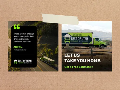 Best of Utah Moving & Storage Meta Ads advertising best of utah moving storage branding campaign digital design meta meta ads moving moving trucks packing ppc marketing remarketing social ads social media storage utah