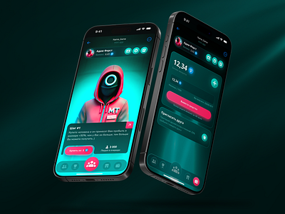 Telegram mini app Game Bot app design clicker ios iphone mini apps mobile squid game tap game telegram telegram clicker telegram mini apps ui ux ux mobile ui iphone web web