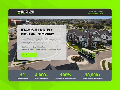 Best of Utah Moving & Storage Landing Page advertising best of utah branding campaign cro digital design free quote landing page local moving long distance moving moving moving and storage landing page packing ppc marketing storage strategy