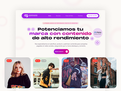 Adgrowers Website UX UI Design animation branding graphic design logo ui ux ui web design webflow website
