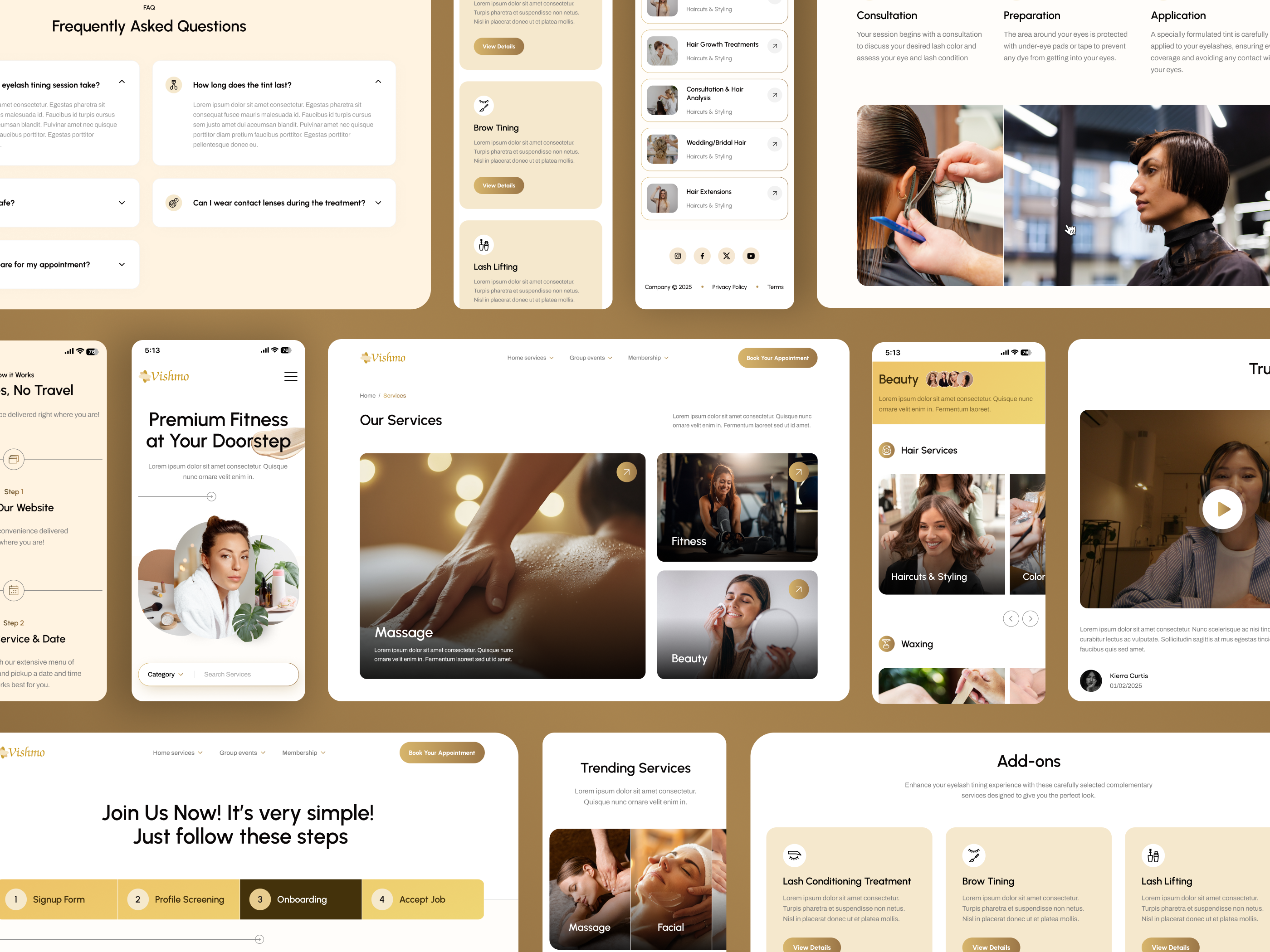 Example of Website Redesign UX UI