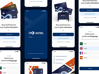 OctoApp UX UI Design animation app design graphic design ui ux ux ui design