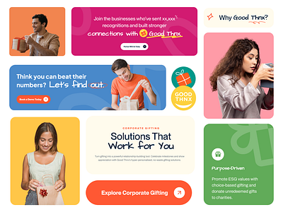Good Thnx Website UX UI Design animation design graphic design illustration saas ui ux design ux ui design web website