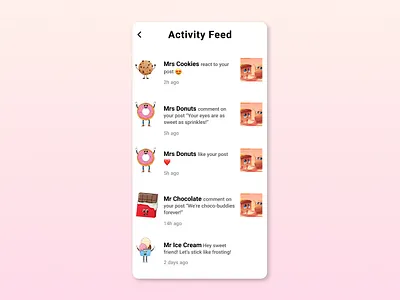 Day 047 : Activity Feed dailyui