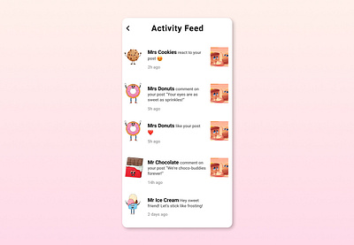 Day 047 : Activity Feed dailyui