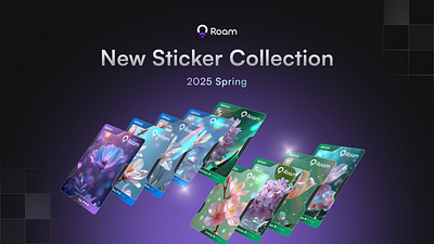Roam - 2025 Spring Sticker Collection 3d animation motion graphics nft web3