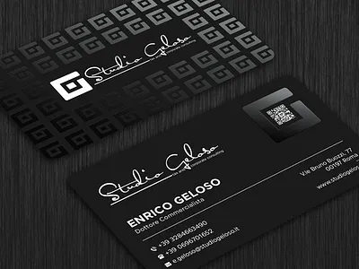 Corporate Professional Creative Minimal Business Card Design app branding design graphic design illustration logo typography vector