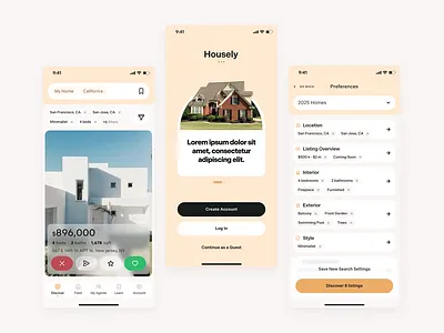 A tinder-like real state app