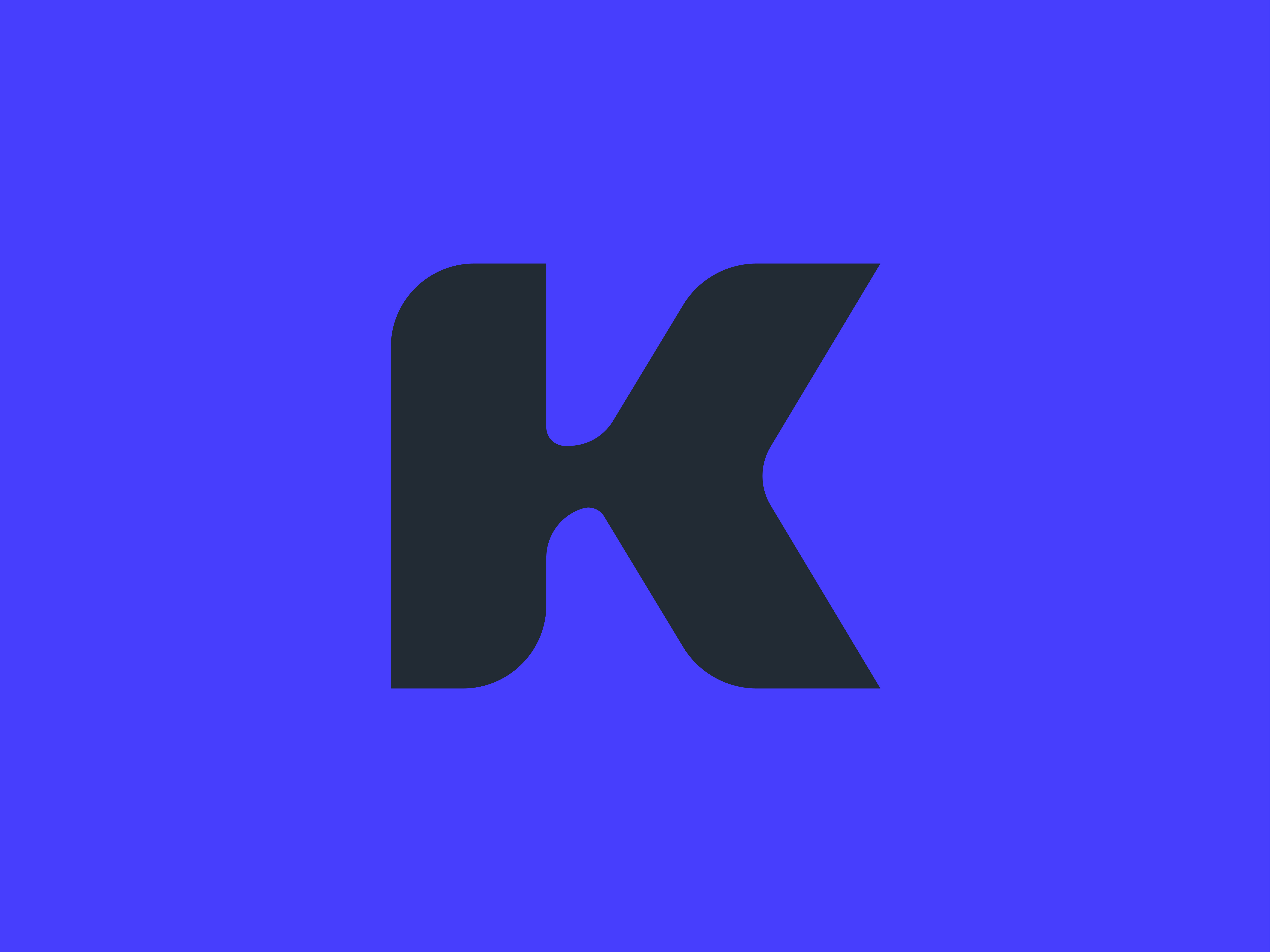 Example of Letter K Logistics Logo Design