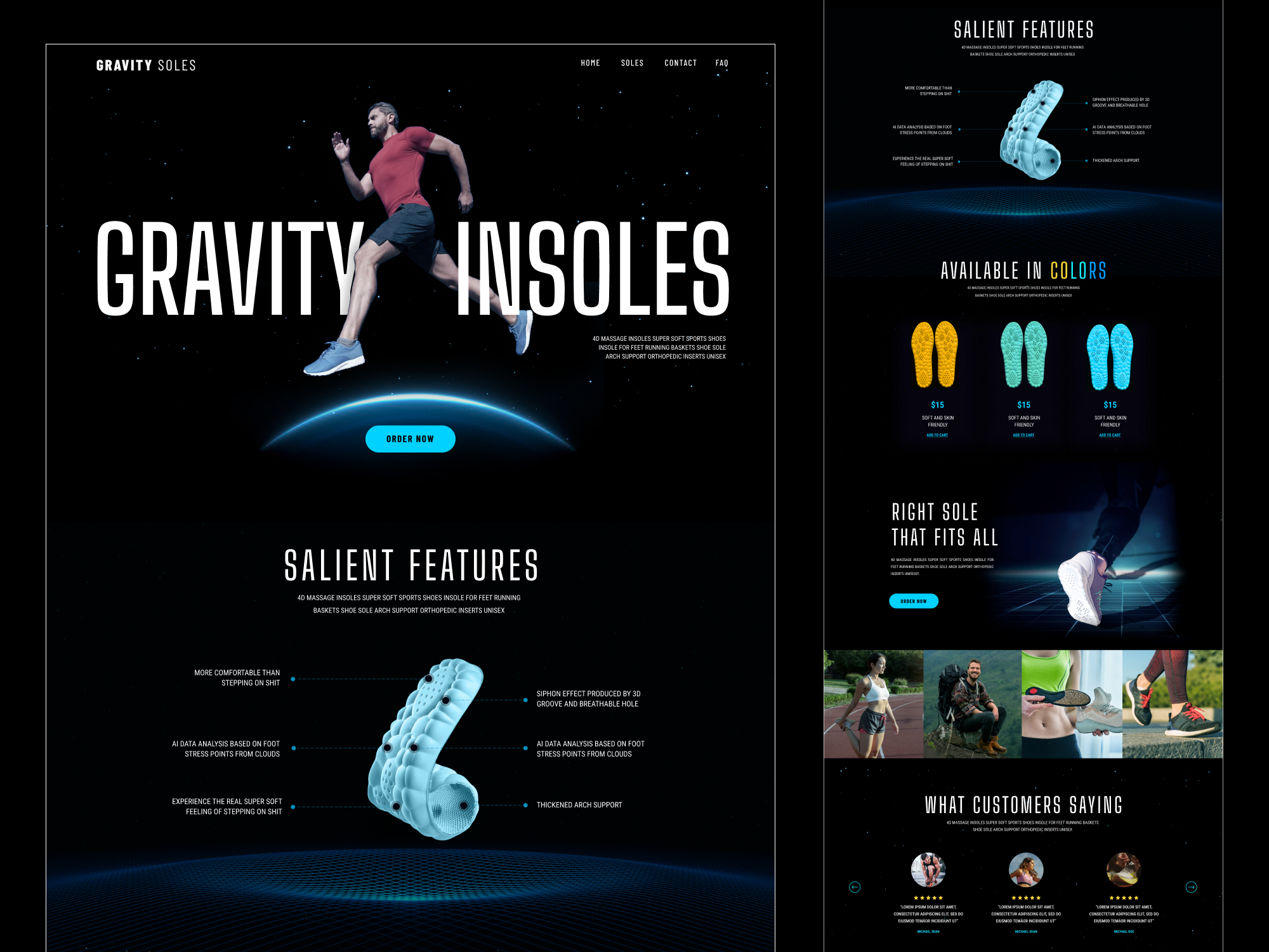 Example of Responsive Landing Page + Shopify + Seo