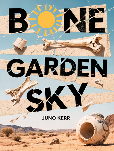 BOOK COVER 029 | BONE GARDEN SKY - JUNO KERR commission steven casteel stevencasteel