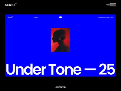 SlideKit Undertone art direction branding freebie graphic design presentation slide typography ui