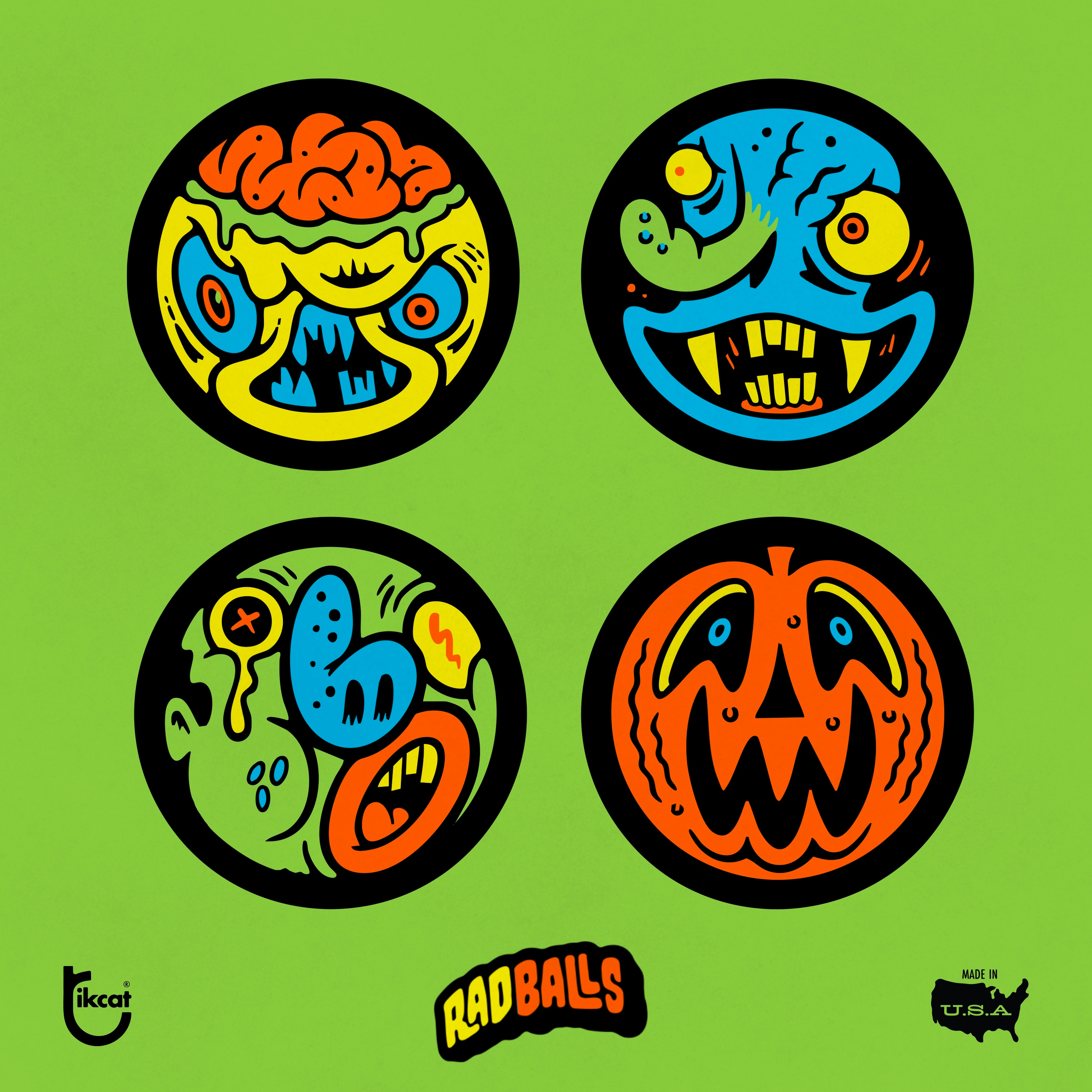 Radballs #3 branding design graphic design illustration